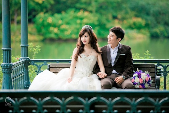 Pre-Wedding in a Singapore park  