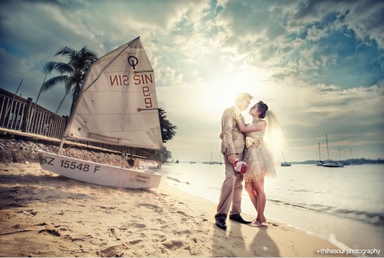 Pre-Wedding Photography in a Beach  