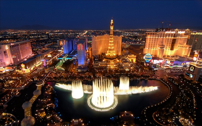 Las Vegas skyline city night
