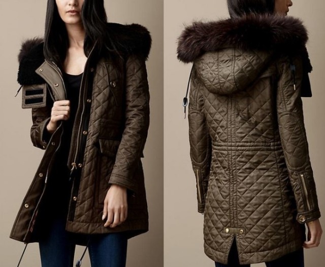 burberry winter jacket ladies