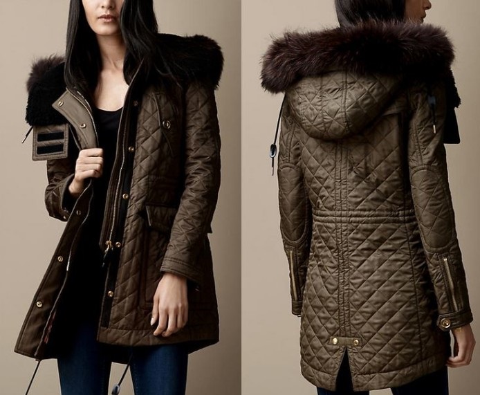 burberry womens winter coat