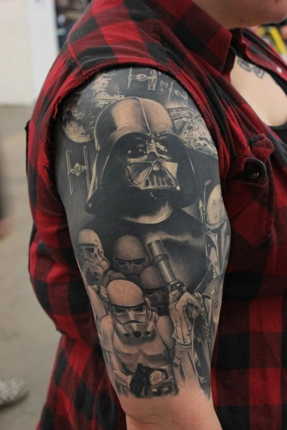 Star wars 22 Professional Tattoo designs For Men Arm & Shoulder