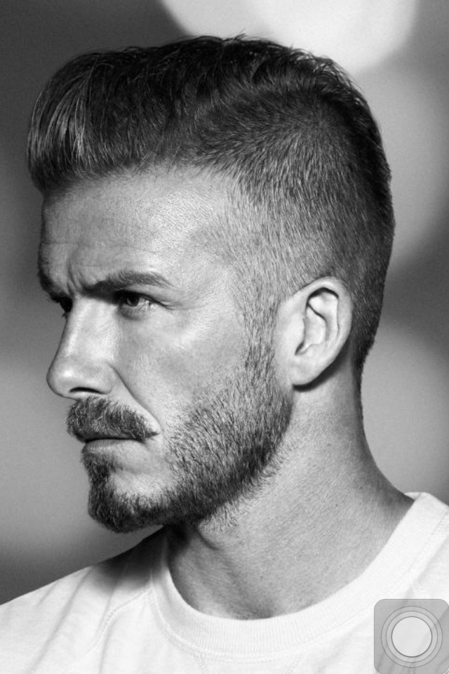 David-Beckhams-Military Cut haircut