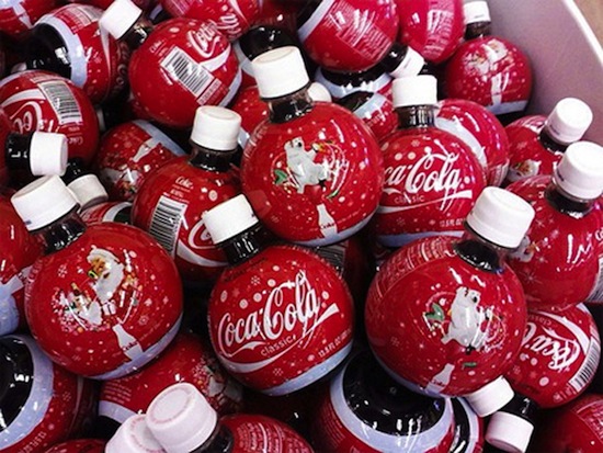 coca cola classic ornaments bottle