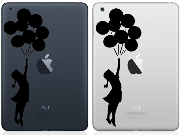  Girl With Balloons iPad Mini Decals