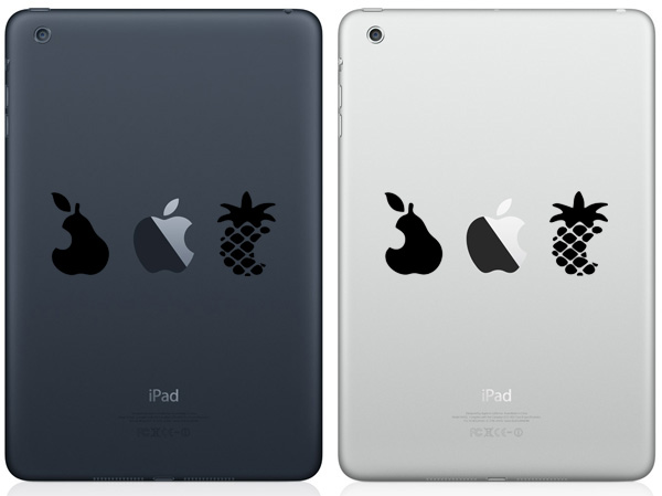  Pear, Apple & Pineapple iPad Mini Decals