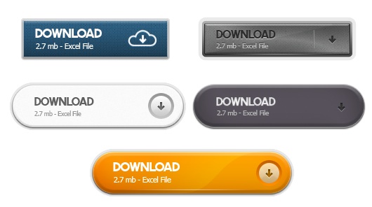 Web Download Buttons Collection Pack 1