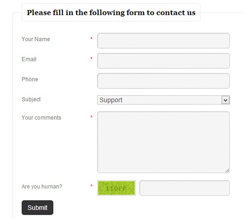 Ajax Contact Form (for WordPress)