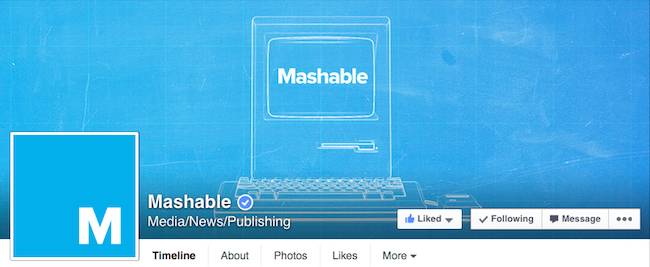 Mashable Facebook Page