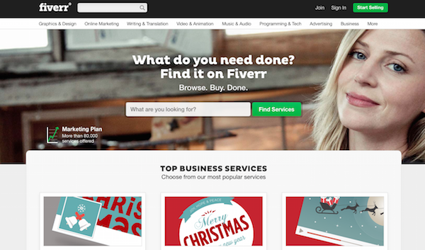 Fiverr Website for making money online