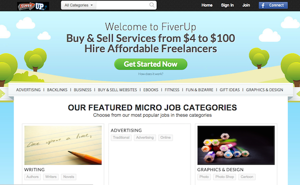 Fiverup online earning website