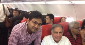 Ratan Tata Travelling in AirAsia Economy class